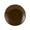 Tuxton China Inc GGW-008 Artisan Geode 11-5/8in Walnut Porcelain Round Plate - 1dz 
