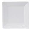 Tuxton China Inc GSP-009 Santorini 12-1/8in Porcelain White Square Plate - 6 per Case 