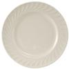 Tuxton China Inc MEA-124 Meridian 12-1/2in Amr White/Eggshell Round Plate - 1dz 
