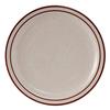 Tuxton China Inc TBS-016 Bahamas 10.5in Amr White/Eggshell Brown Speckle Plate 