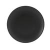 Tuxton China Inc VBA-064 Zion 6-1/2in Matte Black Porcelain Round Coupe Plate - 3dz 