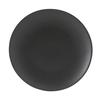 Tuxton China Inc VBA-090 Zion 9in Matte Black Porcelain Round Coupe Plate - 2dz 