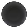 Tuxton China Inc VBA-102 Zion 10-1/4in Matte Black Porcelain Round Coupe Plate - 1dz 