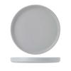 Tuxton China Inc VGAS064 Zion 6-1/2in Matte Gray Porcelain Straight Side Plate - 2dz 