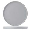 Tuxton China Inc VGAS106 Zion 10-3/4in Matte Gray Porcelain Straight Side Plate - 1dz 