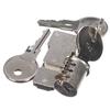 True 815721 OEM Refrigerator Replacement Chrome Lock Kit with Keys 