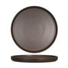Tuxton China Inc VNAS106 Zion 10-3/4in Matte Brown Porcelain Straight Side Plate -1dz 