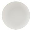 Tuxton China Inc VWA-102 Zion 10-1/4in Matte White Porcelain Round Coupe Plate - 1dz 
