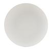 Tuxton China Inc VWA-115 Zion 11-3/4in Matte White Porcelain Round Coupe Plate - 1dz 