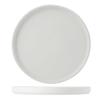 Tuxton China Inc VWAS082 Zion 8-1/4in Matte White Porcelain Straight Side Plate - 2dz 