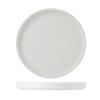 Tuxton China Inc Zion 6-1/2in Matte White Porcelain Straight Side Plate - 2dz - VWAS064 