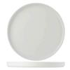 Tuxton China Inc VWAS106 Zion 10-3/4in Matte White Porcelain Straight Side Plate -1dz 