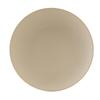 Tuxton China Inc VYA-115 Zion 11-3/4in Matte Beige Porcelain Round Coupe Plate - 1dz 
