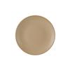 Tuxton China Inc VYA-080 Zion 8in Matte Beige Porcelain Round Coupe Plate - 2dz 