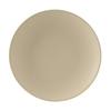 Tuxton China Inc VYA-090 Zion 9in Matte Beige Porcelain Round Coupe Plate - 2dz 