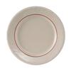 Tuxton China Inc YBA-102 Monterey 10-1/4in Eggshell with Berry Band Round Plate - 1dz 