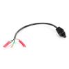 True 801762 OEM Back Bar Cooler Replacement Power Cord with 2in Leads 