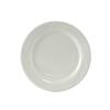 Tuxton China Inc YPA-062 Sonoma 6-1/4in Porcelain White Wide Rim Round Plate - 3dz 