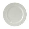 Tuxton China Inc YPA-090 Sonoma 9in Porcelain White Wide Rim Round Plate - 2dz 