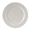 Tuxton China Inc YPA-096 Sonoma 9-3/4in Porcelain White Wide Rim Round Plate - 2dz 