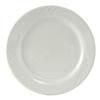 Tuxton China Inc YPA-102 Sonoma 10-1/4in Porcelain White Wide Rim Round Plate - 1dz 