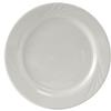 Tuxton China Inc YPA-120 Sonoma 12in Porcelain White Wide Rim Round Plate - 1dz 
