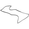 True 810804 OEM GDM-26 Merchandiser Replacement Black Door Gasket 