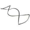 True 810806 OEM GDM-12 Merchandiser 56in x 23.5in Black Door Gasket 