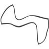 True 810883 OEM GDM-10 Replacement 41.75in x 23.25in Door Gasket 