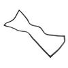 True 912147 OEM GDM-52 Merchandiser Replacement 62.1inx25.5in Door Gasket 