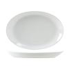 Tuxton China Inc Alaska/Colorado 13-3/4in Porcelain White Wing Platter - 1dz - ALH-136W 
