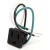 True 801229 OEM Refrigerator Replacement Black Receptacle - 125V 