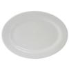 Tuxton China Inc ALH-200 Alaska 20in x 13-3/4in Porcelain White Wide Rim Platter - 4 EA 
