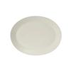 Tuxton China Inc Modena 11-1/8in x 8-5/8in Pearl White Ceramic Platter - 1dz - AMU-021 
