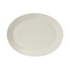 Tuxton China Inc AMU-023 Modena 13in x 10-1/8in Pearl White Ceramic Platter - 1dz 