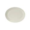 Tuxton China Inc AMU-027 Modena 10in x 7-3/4in Pearl White Ceramic Platter - 1dz 