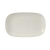 Tuxton China Inc AMU-558 AlumaTux 12-3/4in x 8-1/8in Pearl White Ceramic Platter - 1dz 