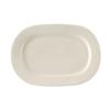 Tuxton China Inc BEH-131D DuraTux 13-1/8in x 9-1/8in Amr White/Eggshell Daytona Platter 