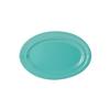 Tuxton China Inc CIH-096 Concentrix 9-3/4in x 6-1/2in Island Blue Ceramic Platter -2dz 