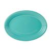 Tuxton China Inc CIH-1352 Concentrix 11-1/2in x 9-3/4in Island Blue Platter - 6 EA 