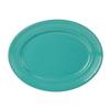 Tuxton China Inc CIH-136 Concentrix 13-3/4in x 10-1/2in Island Blue Platter - 6 EA 