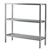 New Age 1050 Heavy Duty 42in x 20in 3-Tier Welded Aluminum Shelving Unit 