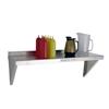 New Age 1125 36in x 12in Bracket Mounted 18 Gauge Aluminum Wall Shelf 
