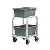 New Age 1261 Heavy Duty 25in x 15.5in Welded Aluminum Mobile Lug Dolly 