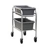 New Age 1266 25in x 15.5in Welded Aluminum Mobile Lug Dolly 