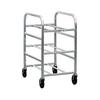 New Age 1276 26in x 18.5in Full Height Welded Aluminum Mobile Lug Dolly 