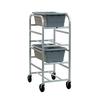 New Age 1277 26in x 18.5in Full Height Welded Aluminum Mobile Lug Dolly 