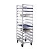 New Age 1305 26.5inx20.5in 12 Pan Welded Aluminum Mobile Universal Pan Rack 