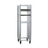 New Age 1330 26inx20.5in Welded Aluminum Mobile Full-Height 30 Bun Pan Rack 