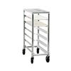 New Age 1340 26in x 20.5in Welded Aluminum Full-Height 6 Platter Rack 